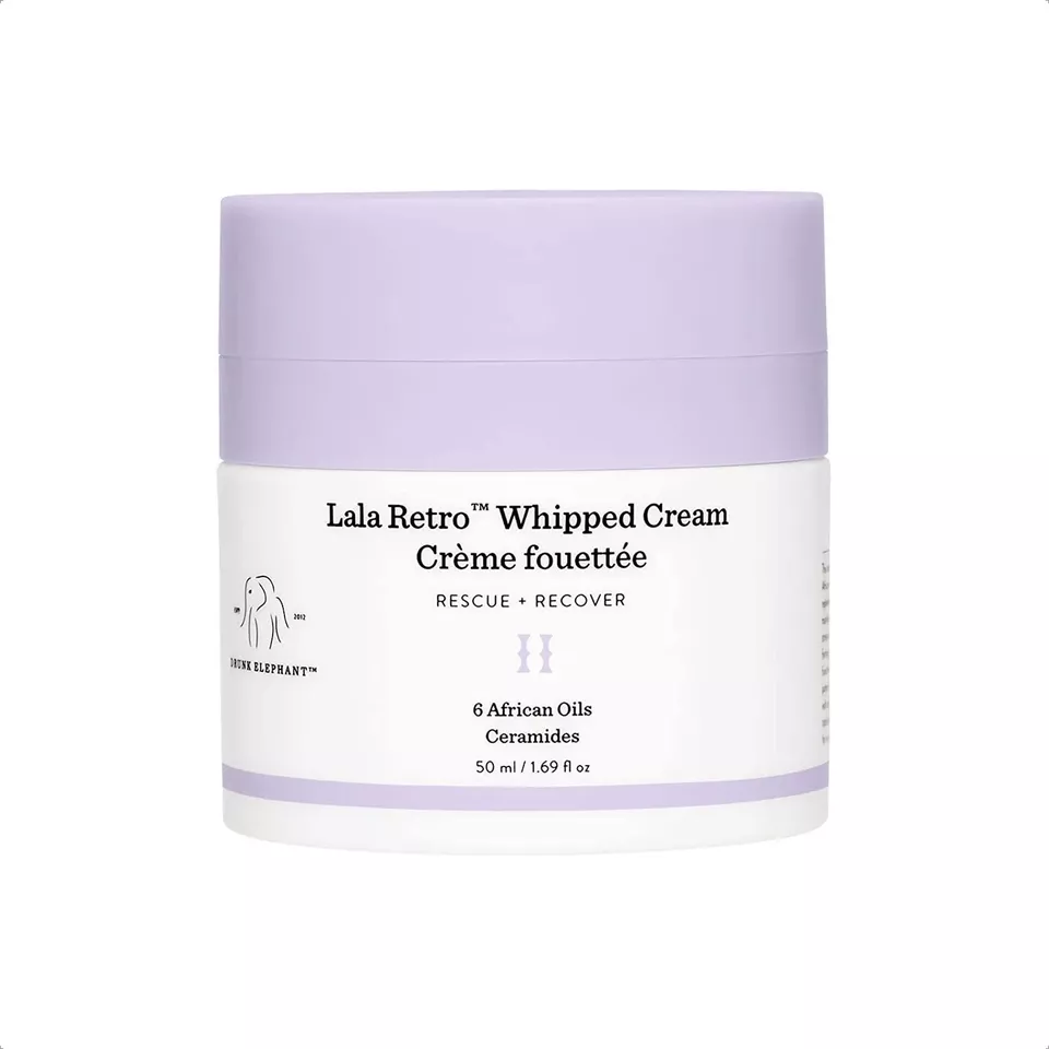 Lala Retro Whipped Cream from Drunk Elephant - Refresh and Protect Your Skin (1.69 oz)