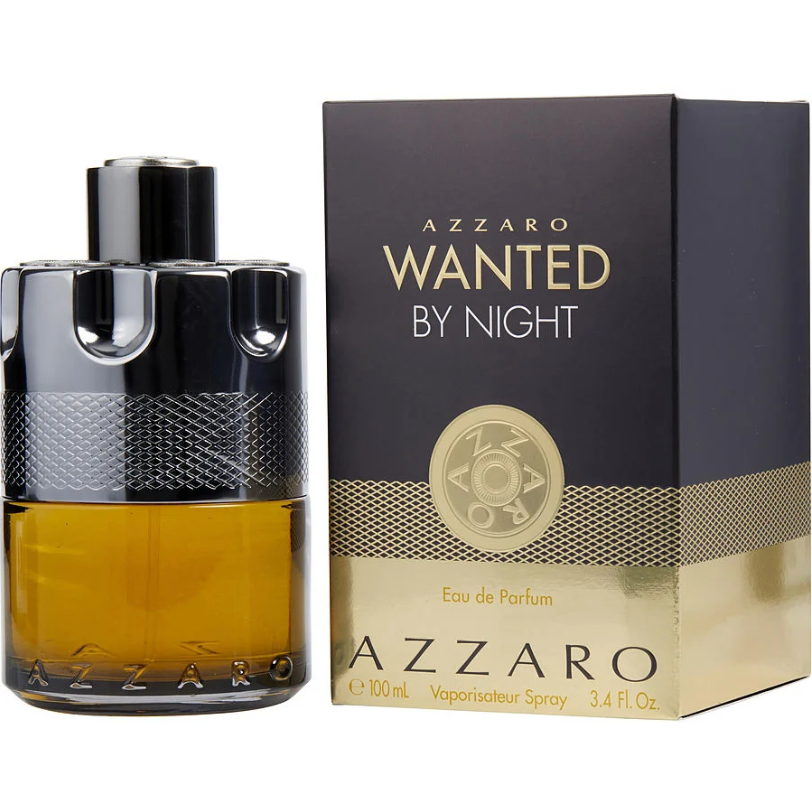 Azzaro WANTED BY NIGHT Eau de Parfum for Him - 3.4 oz