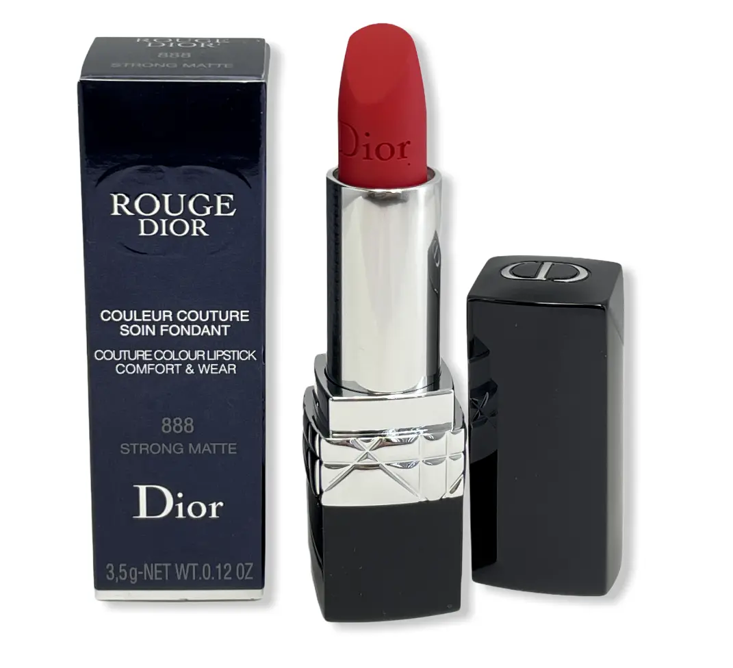 Dior Rouge Dior - #888 Bold Red Matte Lipstick (Refillable) - 3.5g