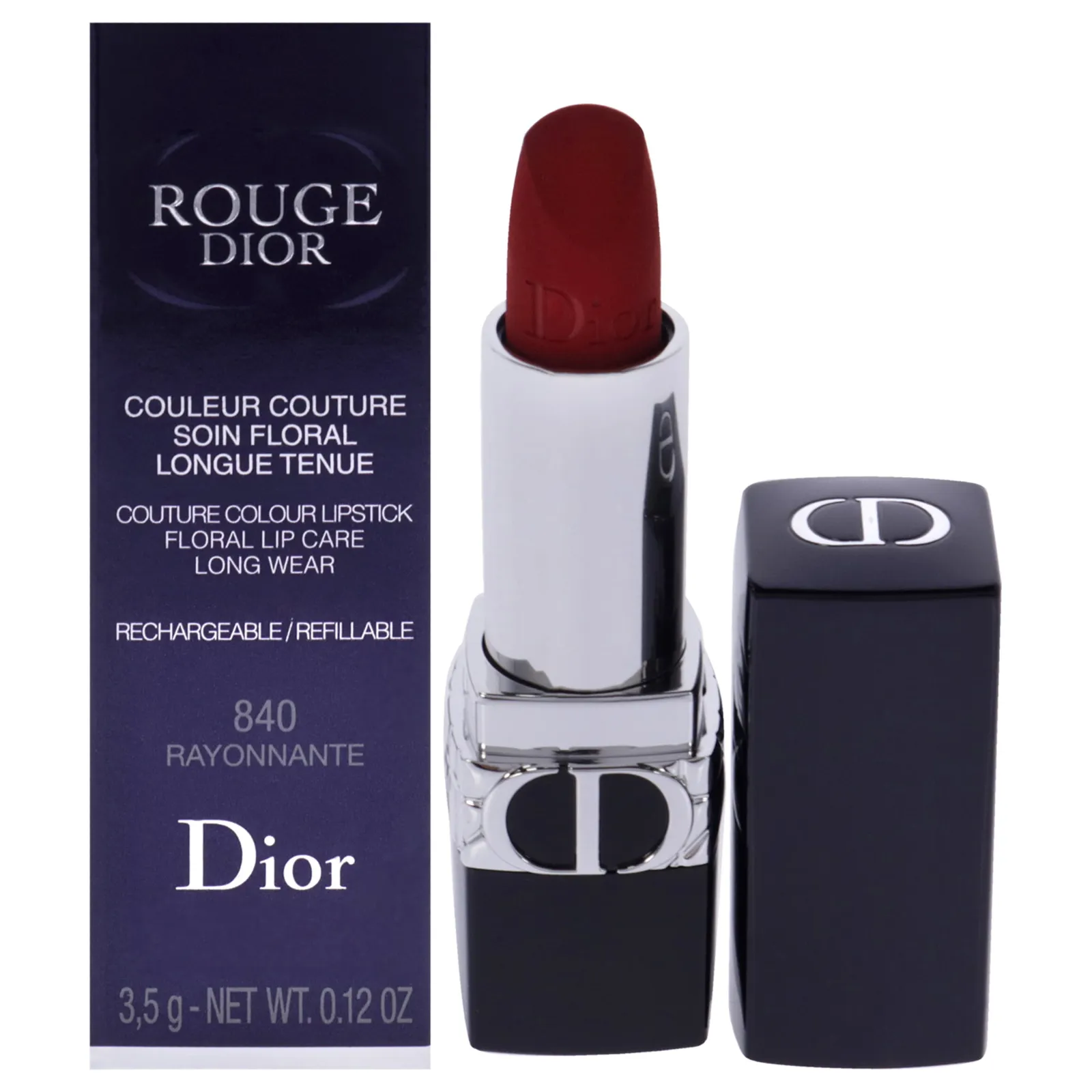 Dior Velvet Lipstick in Rayonnante - 840 | 0.12 oz