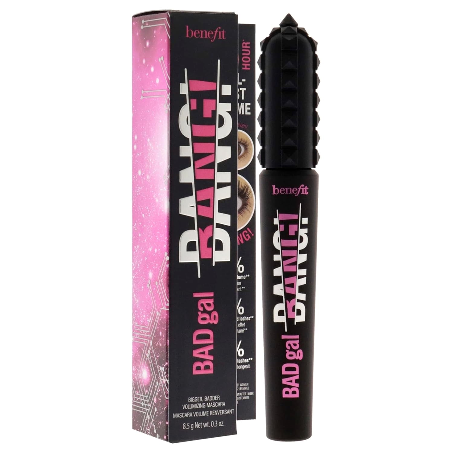 Benefit BADgal Bang! Mascara in Pitch Black - 8.5g/0.3oz