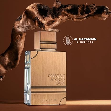 Al Haramain Amber Oud Gold Edition - Perfume árabe para mujeres y hombres unisex - Ámbar de larga duración - 2 oz/4 oz