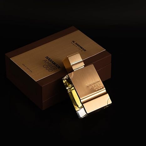 Al Haramain Amber Oud Gold Edition - Perfume árabe para mujeres y hombres unisex - Ámbar de larga duración - 2 oz/4 oz