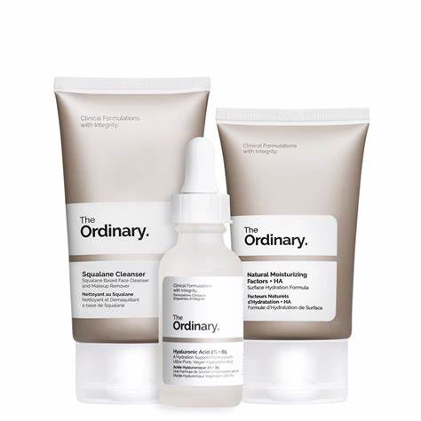 The Ordinary The Daily Set: Squalane Cleanser, Hyaluronic Acid, Natural Moisture