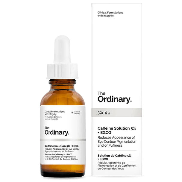 Illuminate Your Look: The Ordinary Caffeine Solution 5% + EGCG (30ml) for Youthful Eye Contours