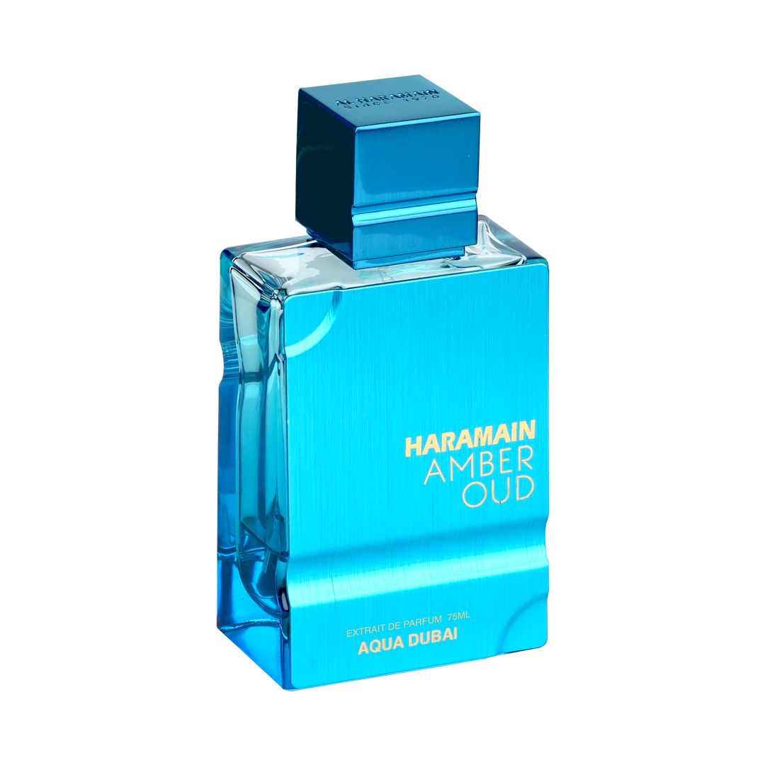Al Haramain Amber Oud - Aqua Dubai - Colonia para hombres y mujeres - Fragancias de bergamota, ámbar, almizcle - Perfume de larga duración para hombres y mujeres - 75ml/100ml