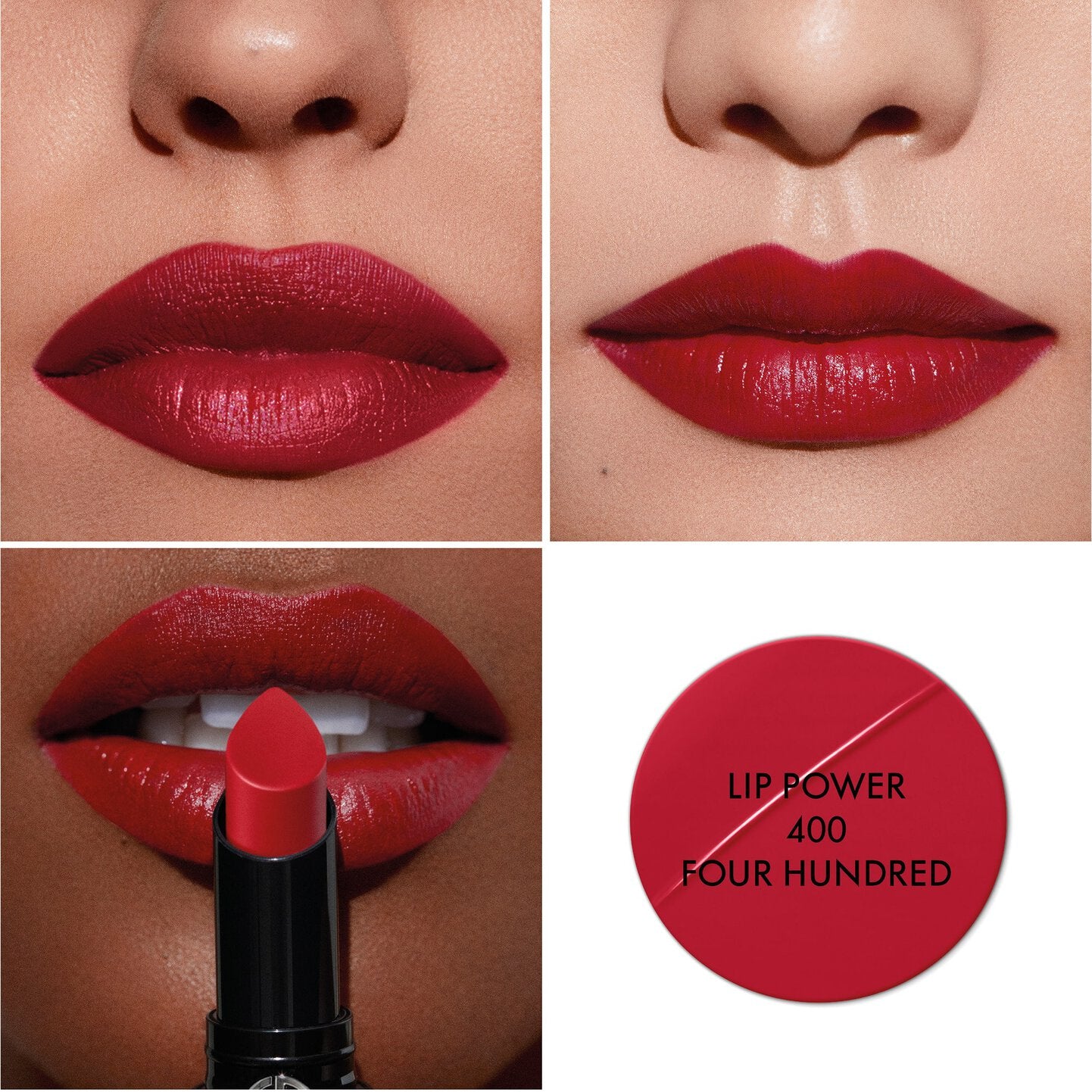 Giorgio Armani Lip Power Longwear Satin Lipstick Vivid Color Lipstick 3.1g