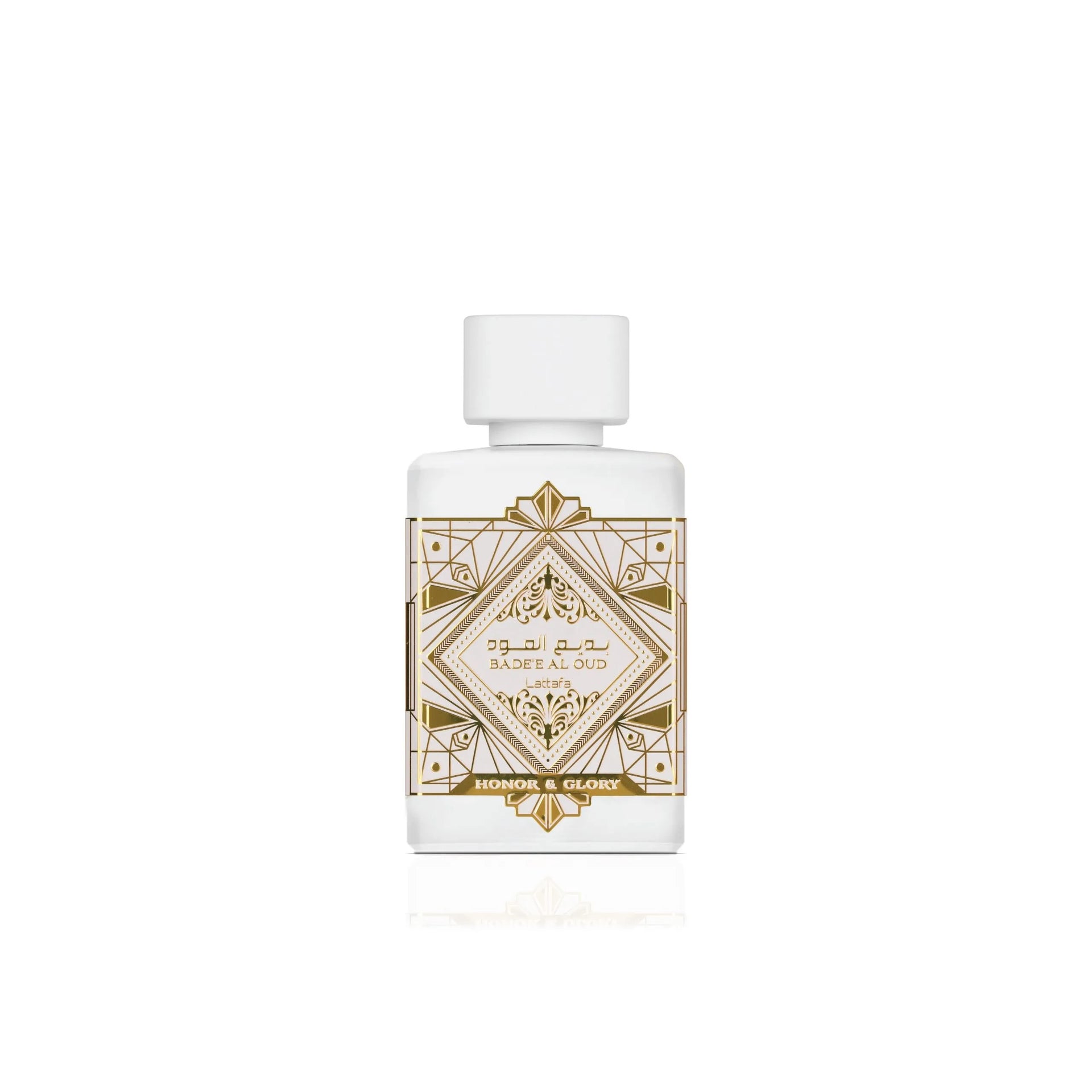 Lattafa Bade'e Al Oud Honor & Glory Eau de Parfum, fragancia duradera para unisex, 3.40 onzas / 100 ml