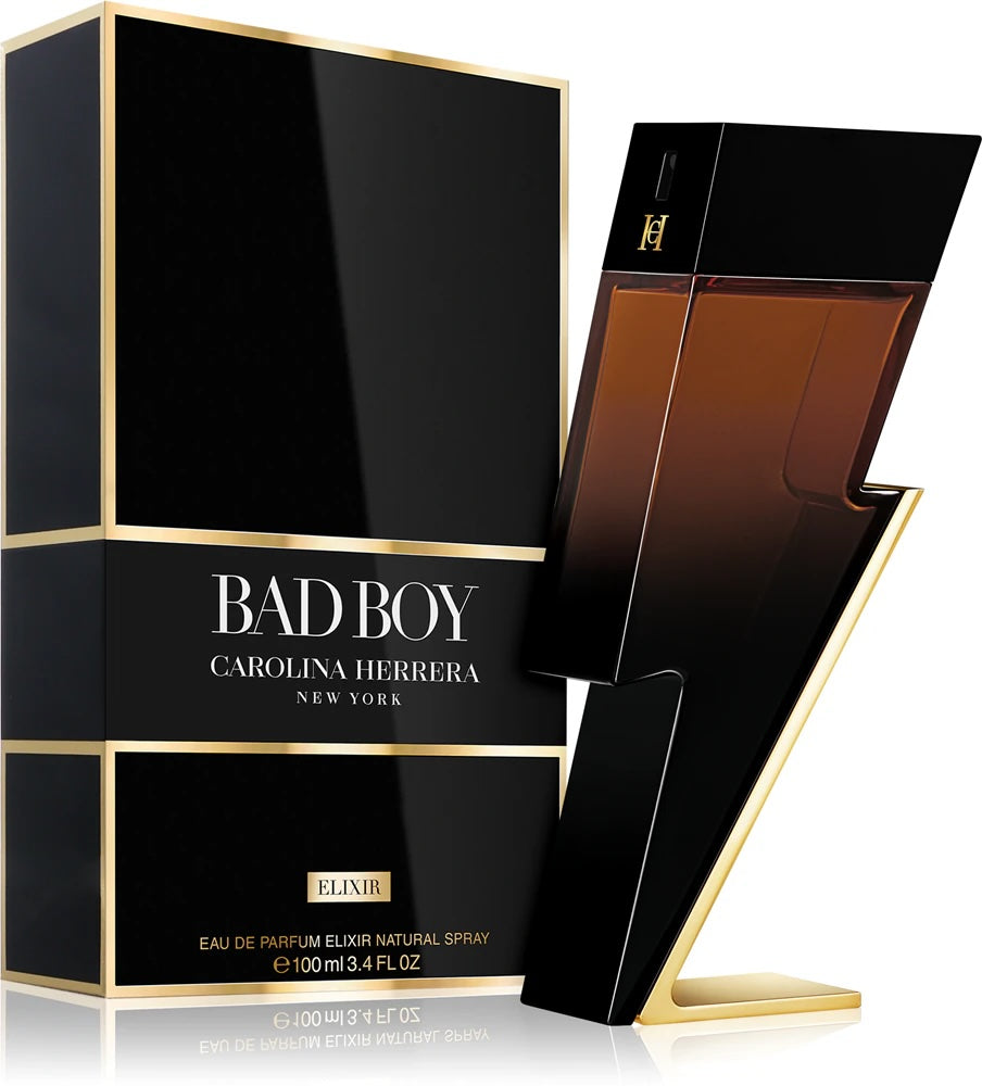 Carolina Herrera Bad Boy Elixir Eau de Parfum con Cuero Amaderado - 100ml/3.4oz