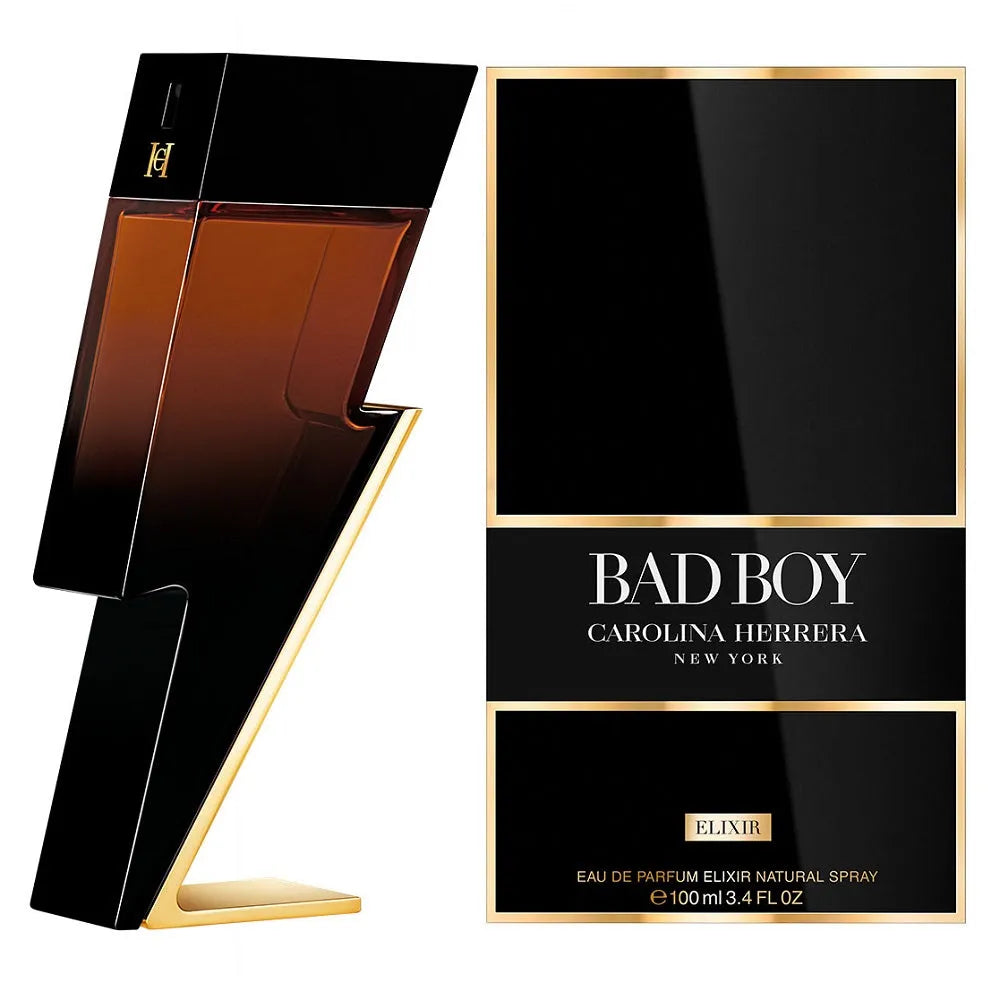Carolina Herrera Bad Boy Elixir Eau de Parfum con Cuero Amaderado - 100ml/3.4oz