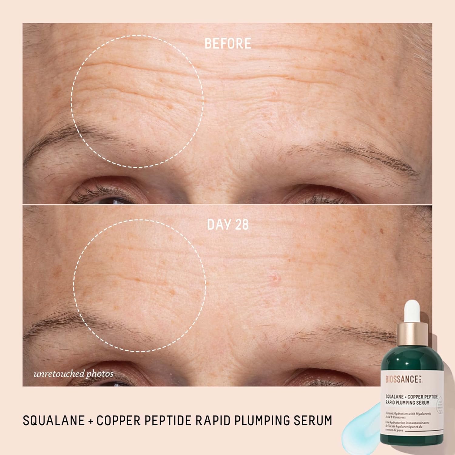 Biossance Squalane Copper Peptide Rapid Plumping Serum 50ml