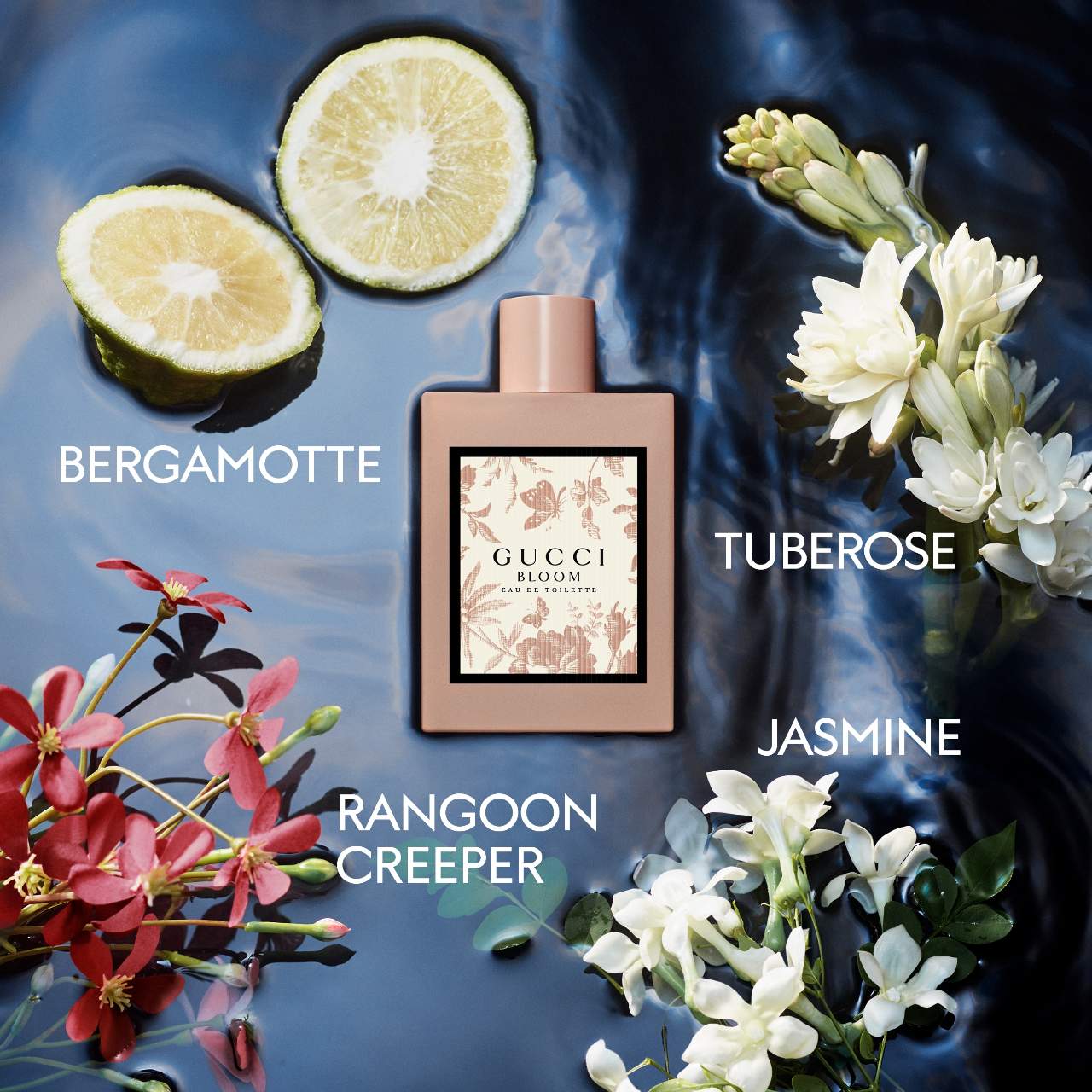 Gucci Bloom Eau de Toilette con jazmín, nardo y neroli - 100ml/3.3oz