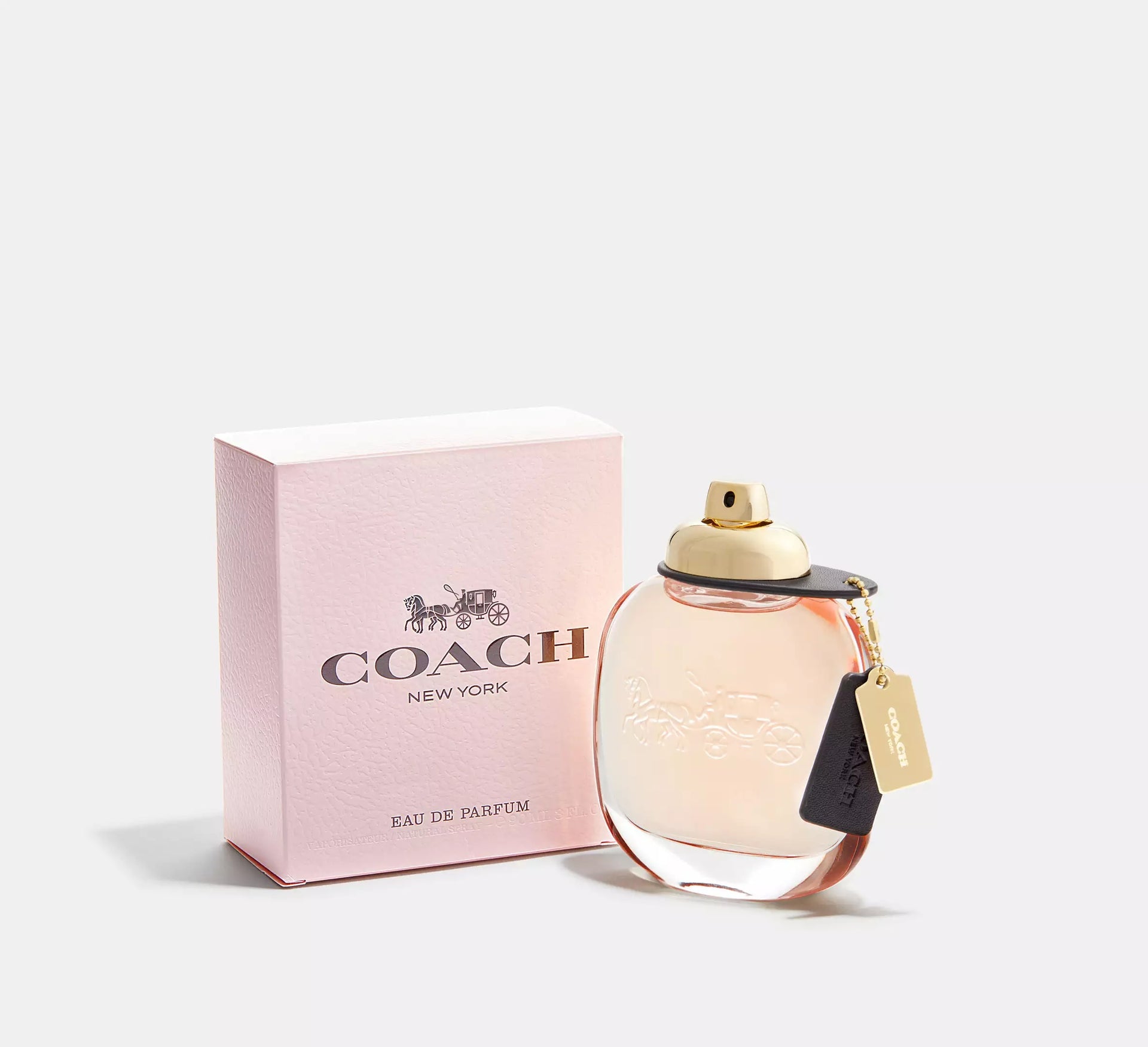 Coach New York Eau De Parfum - Women's Fragrance - Floral Fruity - With notes of Raspberry Leaves, Turkish Rose & Suede Musks - 90ml/3oz