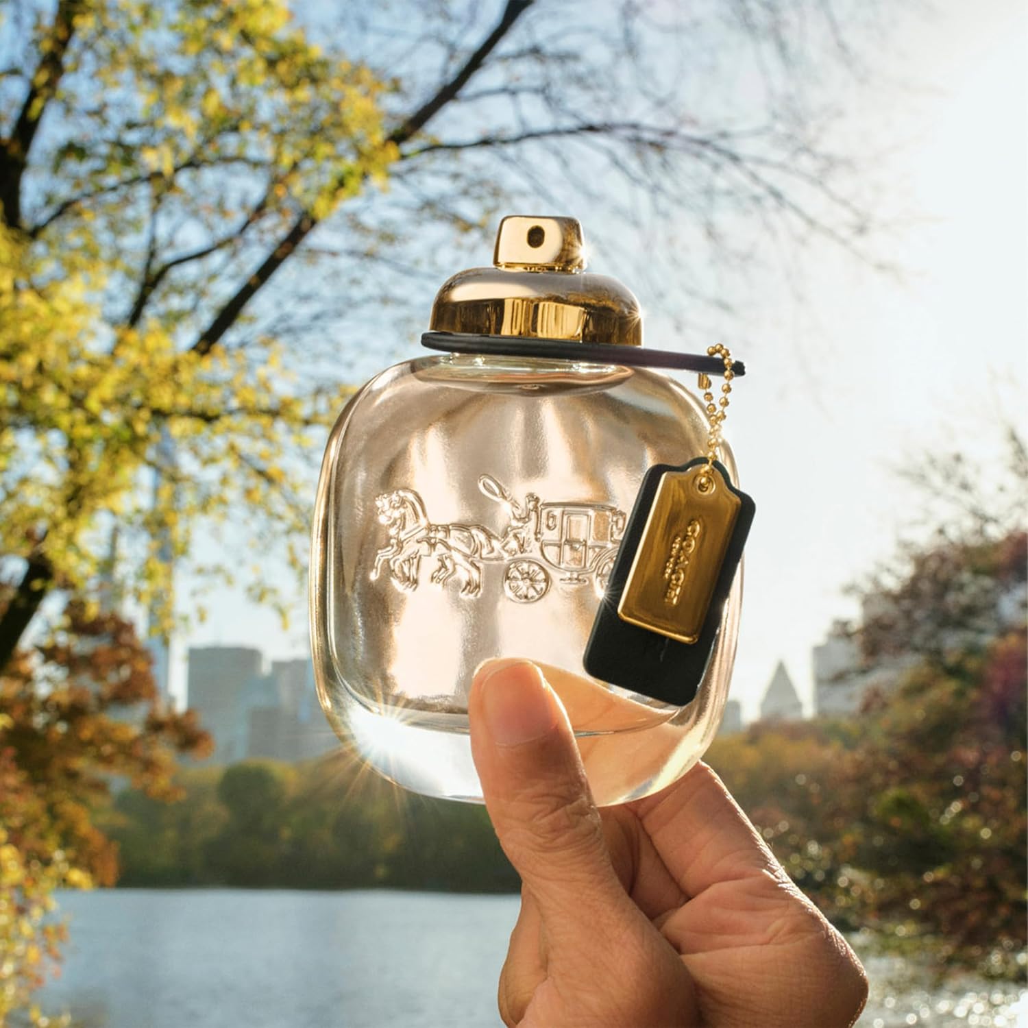 Coach New York Eau De Parfum - Women's Fragrance - Floral Fruity - With notes of Raspberry Leaves, Turkish Rose & Suede Musks - 90ml/3oz