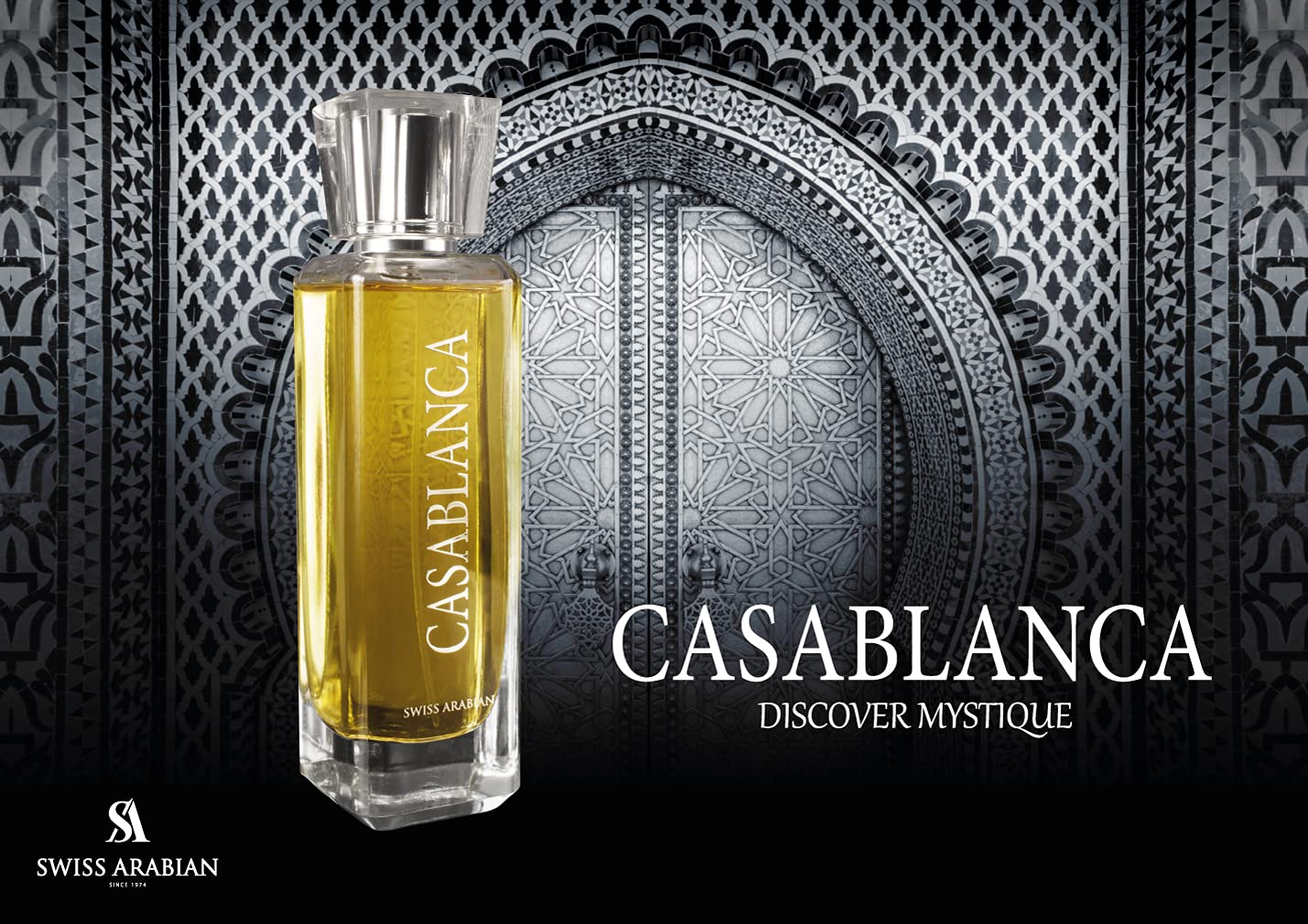Swiss Arabian Casablanca - Fragancia en espray EDP personal, de larga duración y adictiva - Aroma característico seductor - 100 ml/3.4 Oz