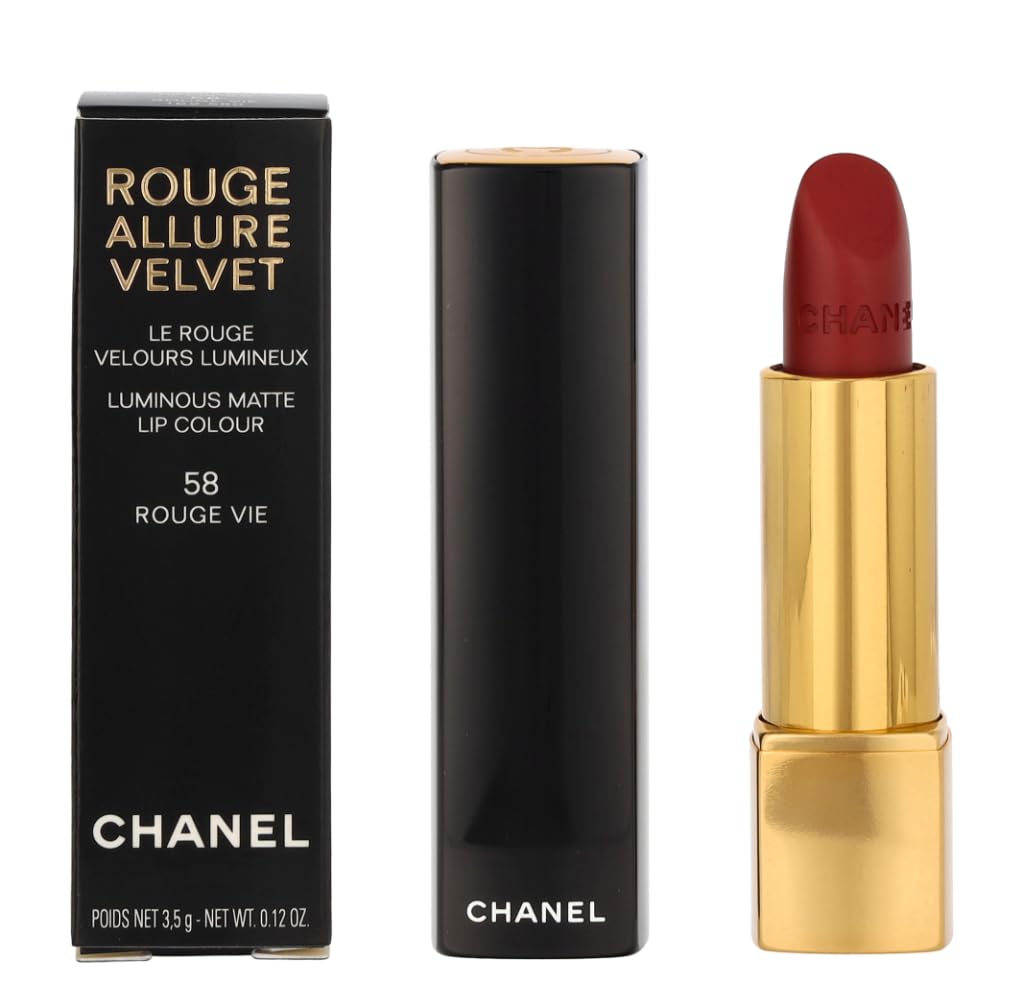 Chanel Allure Velvet Lipstick Luminous Matte 58 Rouge Vie 3.5g