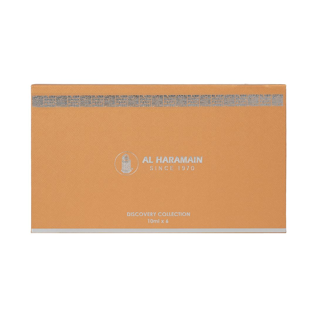 Al Haramain Discovery Collection Amber Oud Eau de Parfum - Set de regalo de 6 mini piezas de 0.33 oz