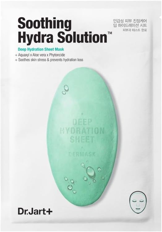 Dr.Jart+ Soothing Hydra Solution Sheet Mask For Unisex 5 Pcs Mask