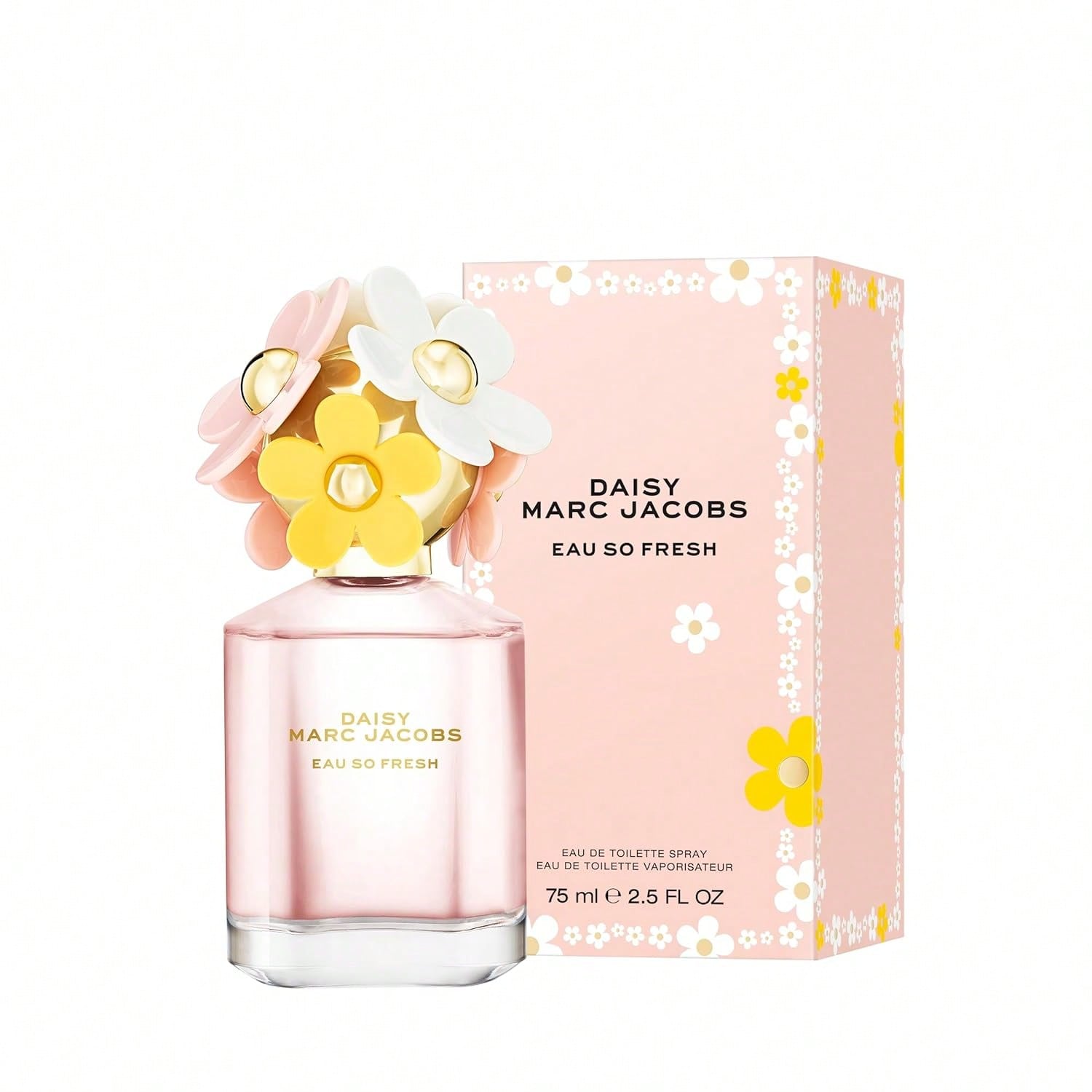 Marc Jacobs Daisy Eau So Fresh Eau de Toilette – Perfume Floral Fresco para Mujer – Con Notas de Frambuesa, Rosa Silvestre, Pomelo y Almizcles Suaves - 75ml/2.5fl.oz