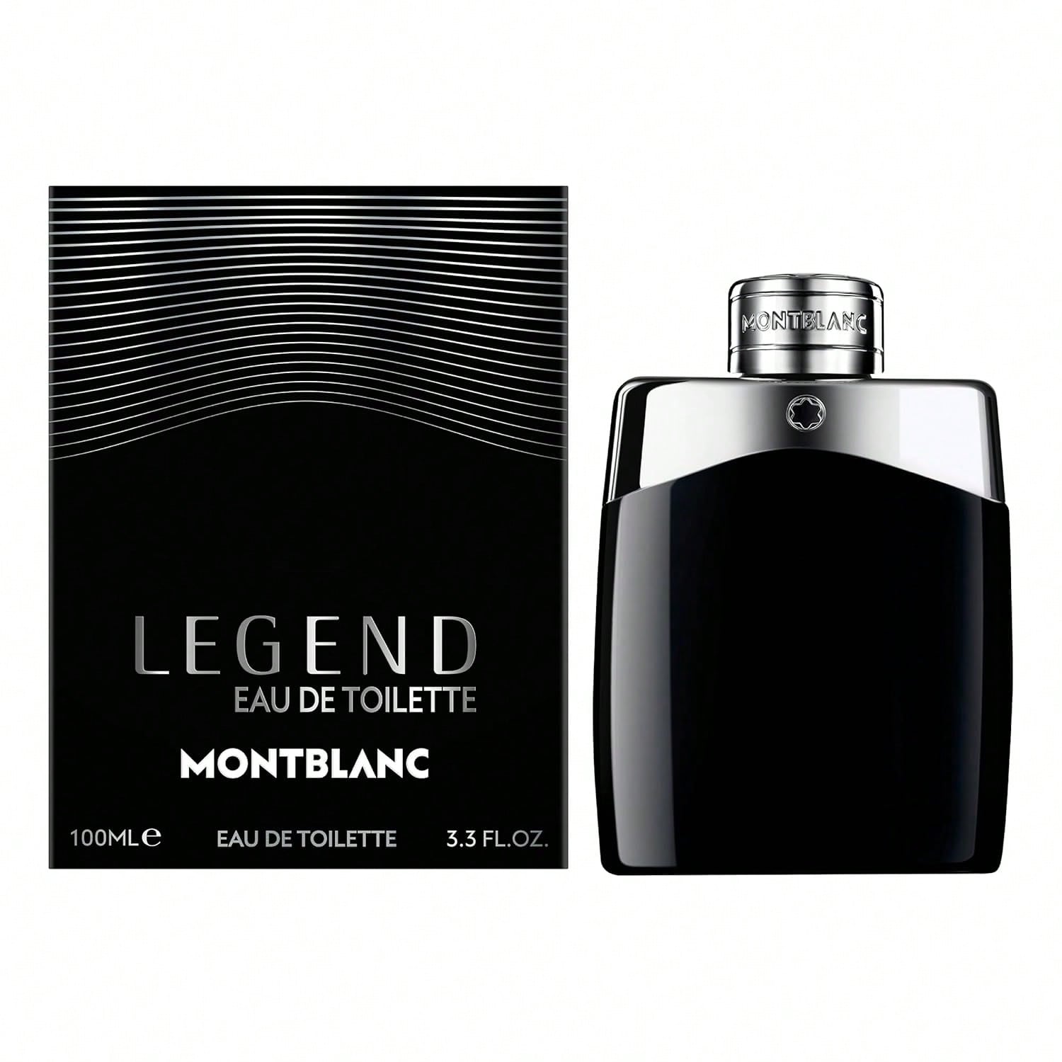 Montblanc Legend Eau de Toilette - Fragancia para hombre - Fresca y Fougere - Con notas de Bergamota, Jazmín y Sándalo - 100ml/3.3floz