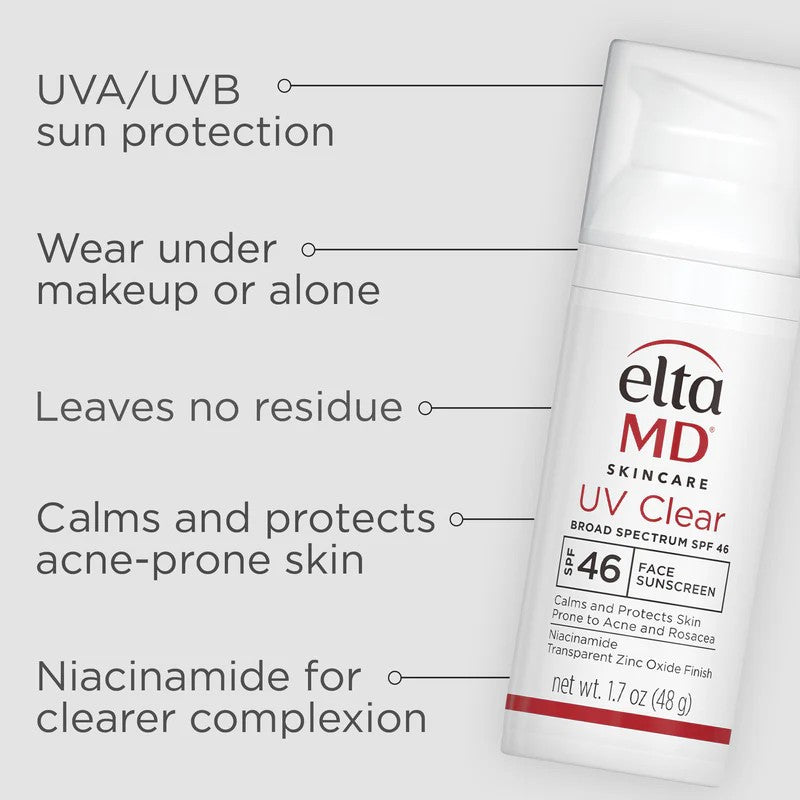 EltaMD UV Clear Amplio Espectro FPS46 FPS40