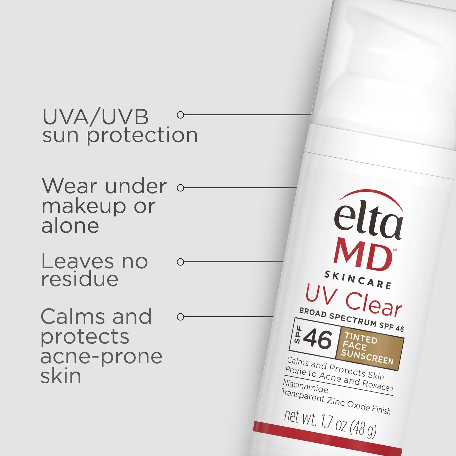 EltaMD UV Clear Amplio Espectro FPS46 FPS40