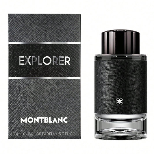 Montblanc Explorer Eau de Parfum - Fragancia Masculina - Amaderada, Acuero, Aromática - Con notas de Bergamota, Vetiver y Pachulí - 100ml 3.3floz