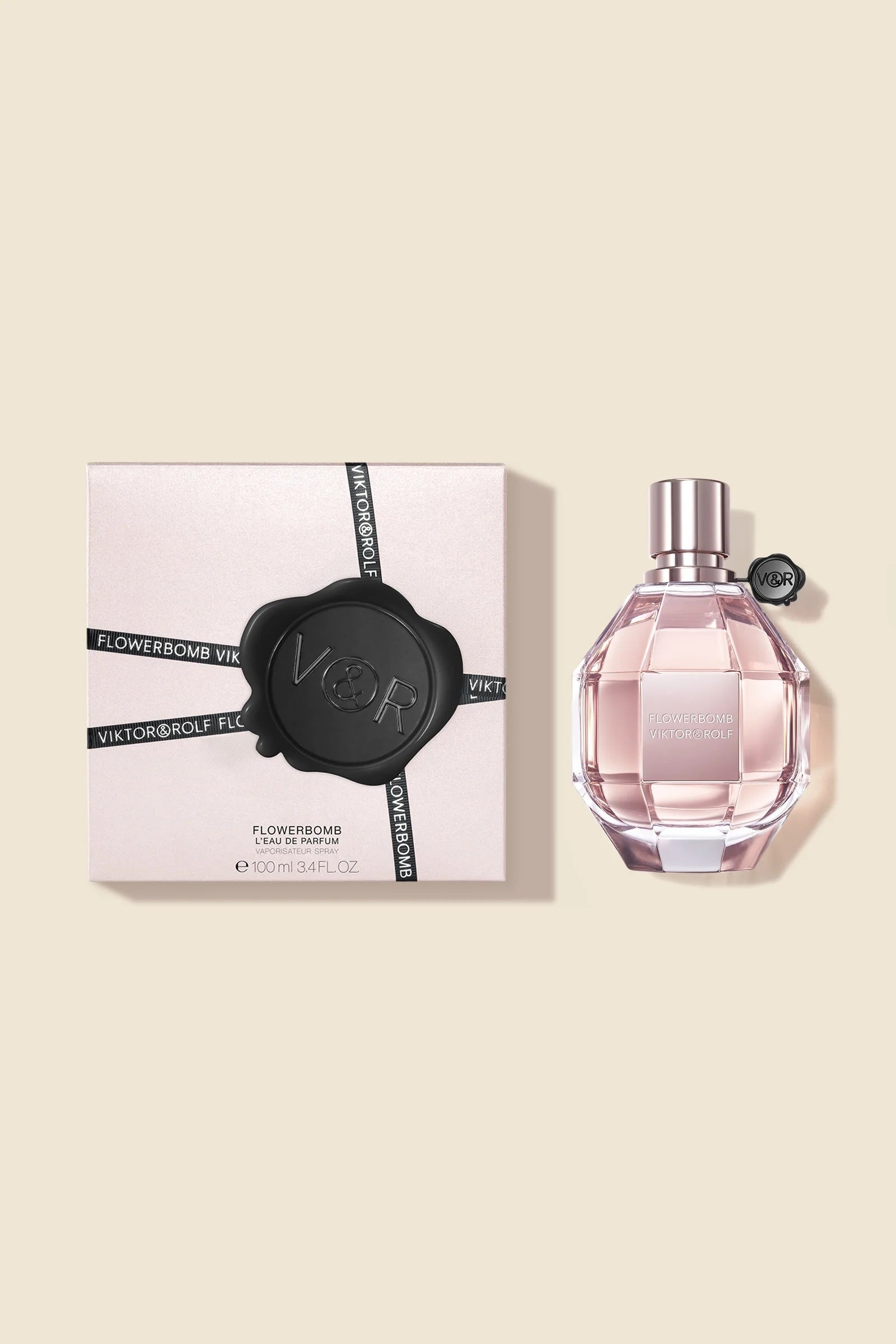 Viktor&Rolf Flowerbomb Eau de Parfum con Vainilla y Jazmín - 100ml/3.4fl.oz