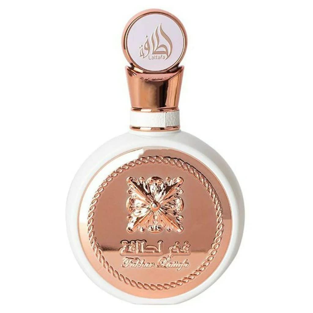 Lattafa Fakhar Eau de Parfum Fragancia Duradera para Mujer - Floral, Afrutada Fresca, Dulce - 3.40 Onzas / 100 ml