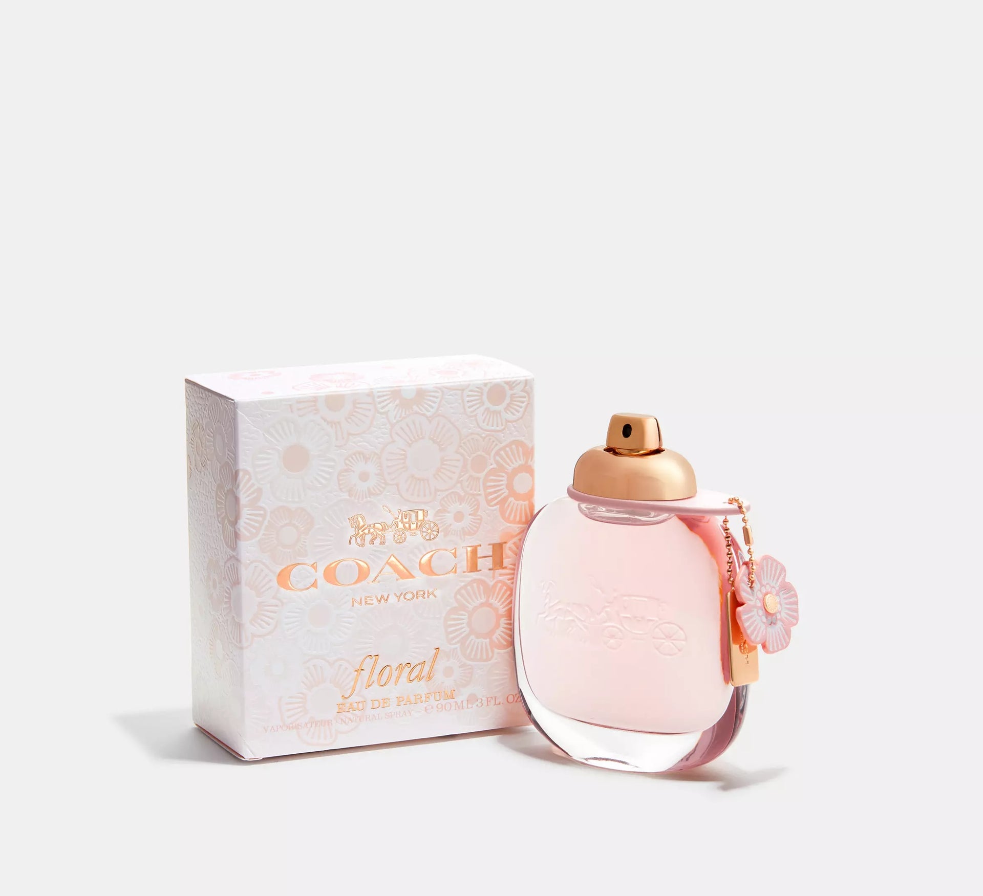 Coach New York Floral Eau De Parfum - Women's Fragrance - Floral Fruity - With notes of Pineapple Sorbet, Sambac Jasmine & Crystal Musks - 90ml/3oz
