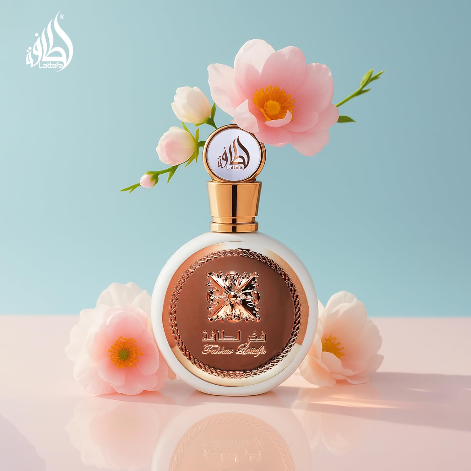 Lattafa Fakhar Eau de Parfum Fragancia Duradera para Mujer - Floral, Afrutada Fresca, Dulce - 3.40 Onzas / 100 ml