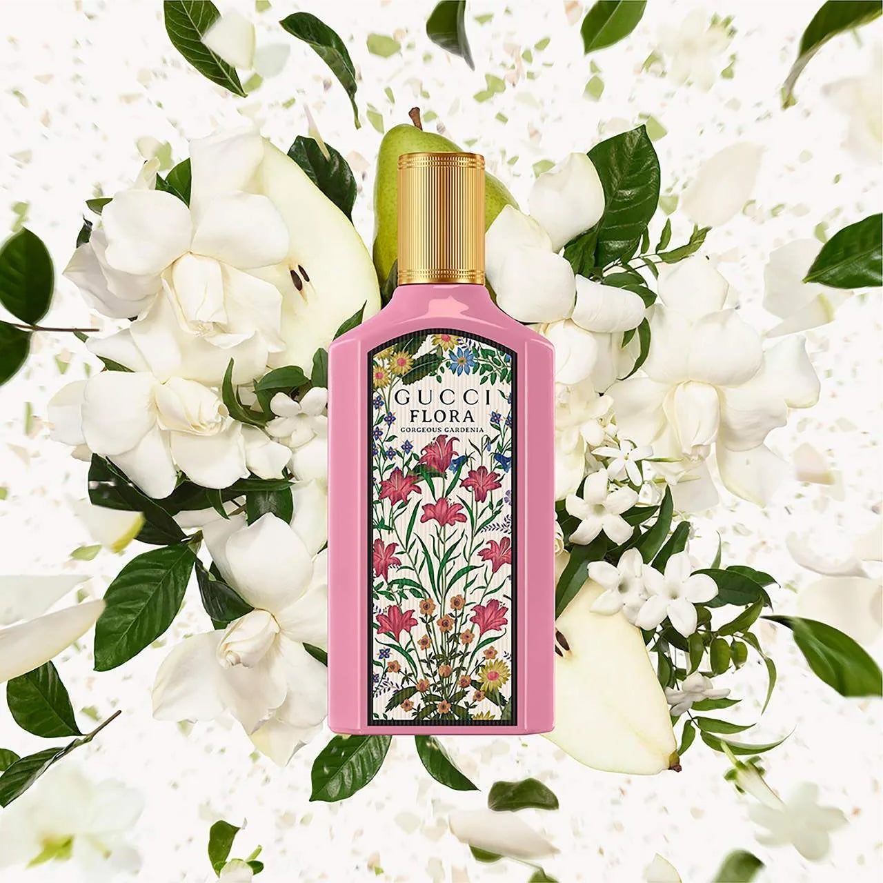 Gucci Flora Gorgeous Gardenia Eau de Parfum con Pera y Azúcar Moreno - 100ml