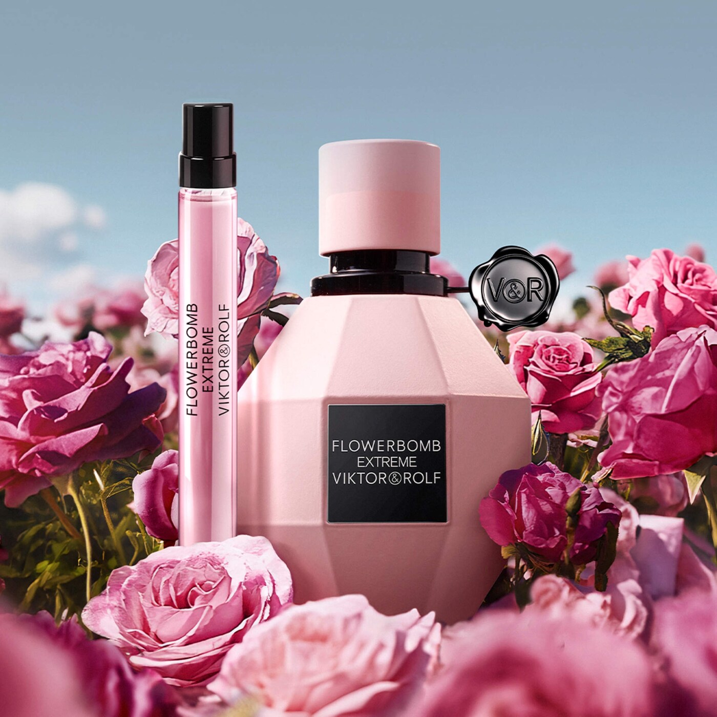 Viktor&Rolf Flowerbomb Extreme Eau de Parfum Intenso con Frambuesa y Vainilla - 100ml/3.4fl.oz