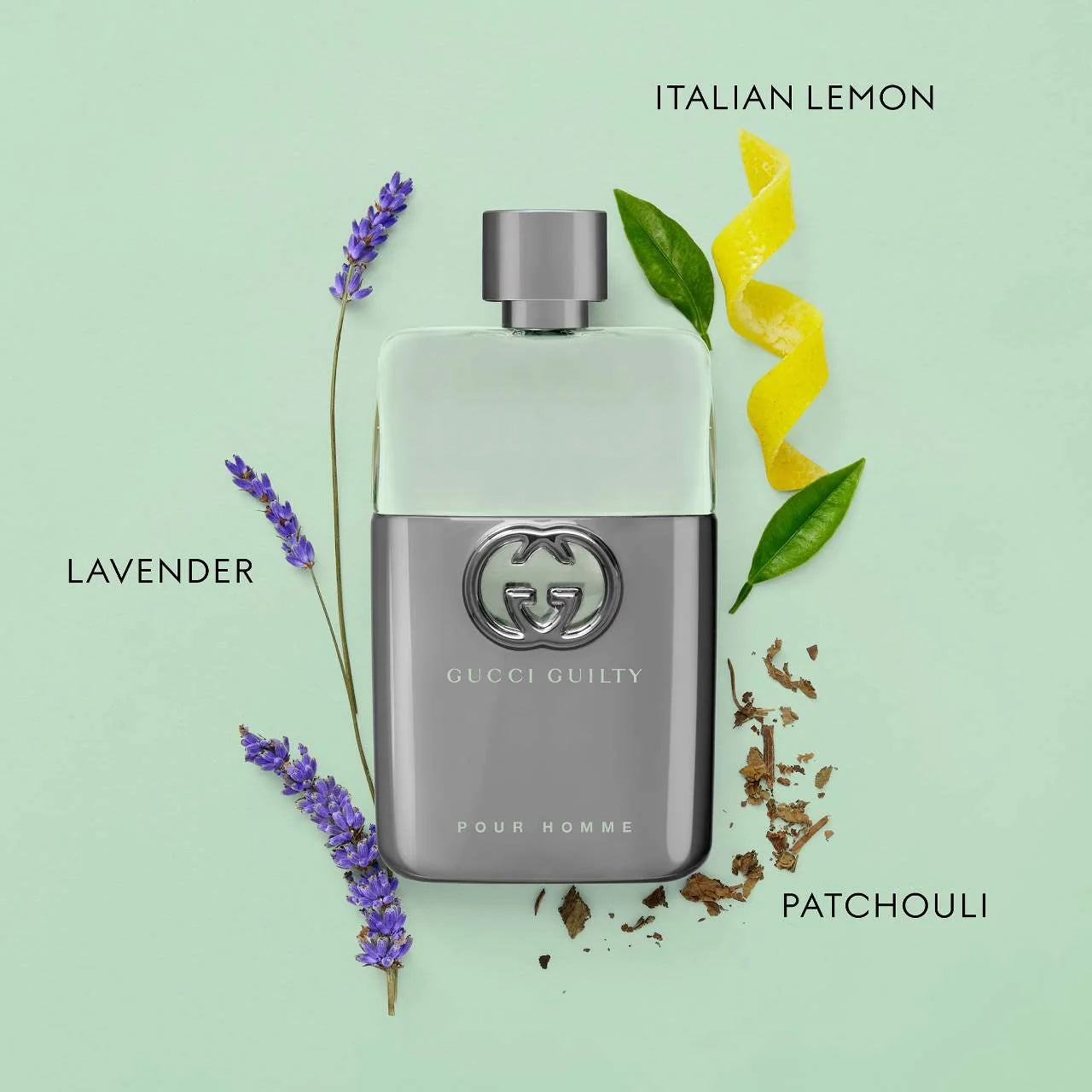 Gucci Guilty Pour Homme Eau de Toilette con Lavanda, Limón y Pachulí - 90ml/3oz