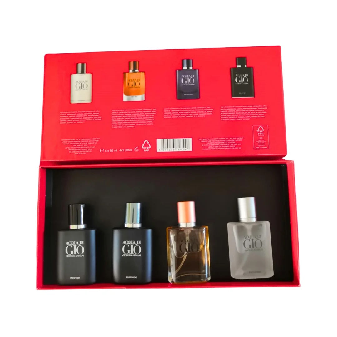 Giorgio Armani Acqua Di Gio 4x 30ml parfume Set