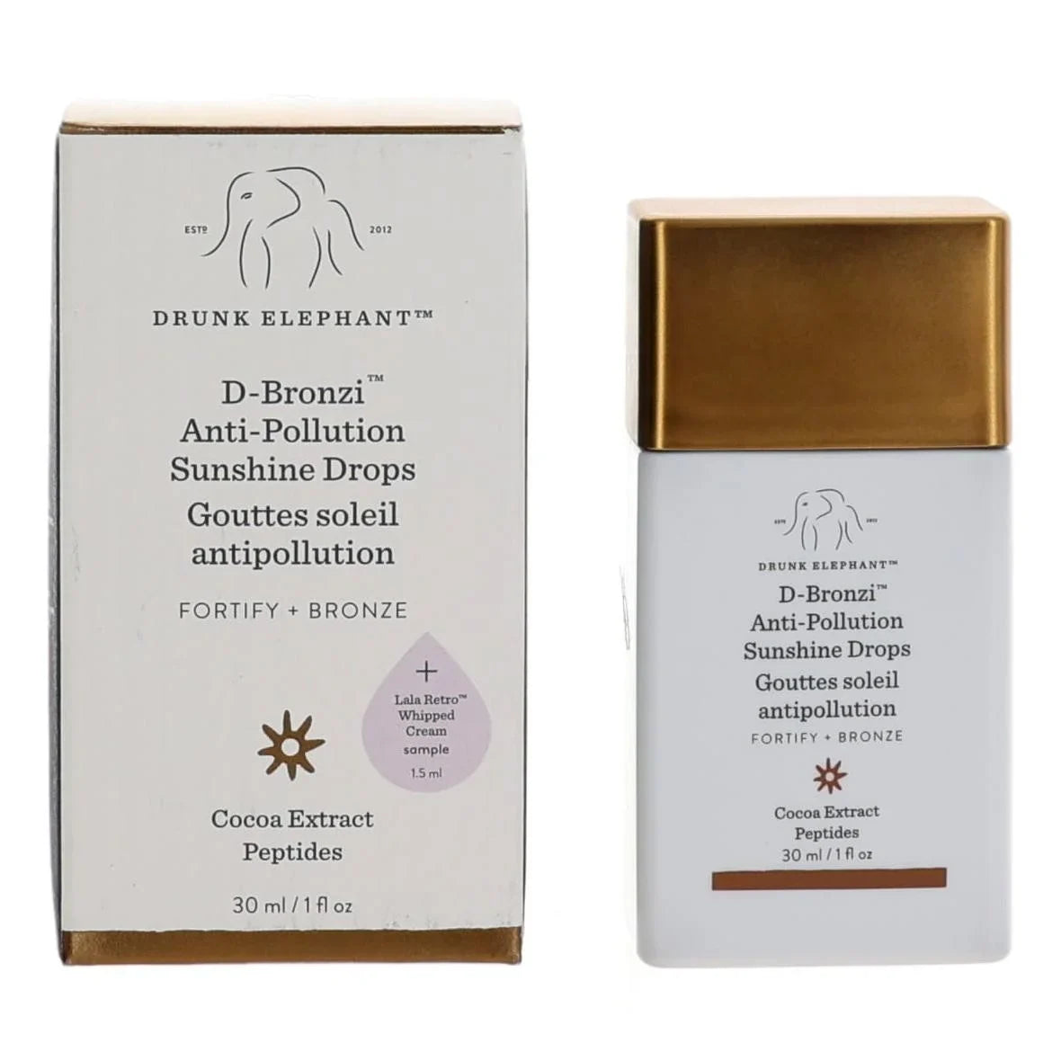 Drunk Elephant D-Bronzi 30ml: Anti-Pollution Sun-Kissed Serum