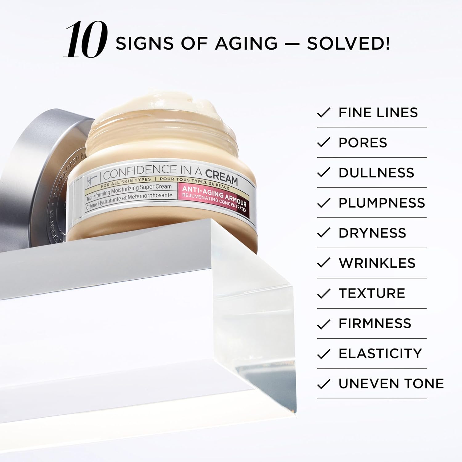 IT Cosmetics Confidence In A Cream Hydrating & Anti Aging Face Moisturizer 60ml