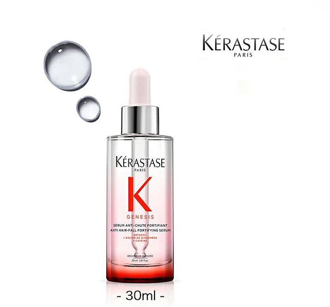 Kerastase Genesis Hair Serum | Tratamiento Fortificante Diario para Cabello Débil o Dañado | Nutre y Refuerza el Cabello | Antirotura | Sin Siliconas | Para Cabello Debilitado | Sérum Fortificante 30ml