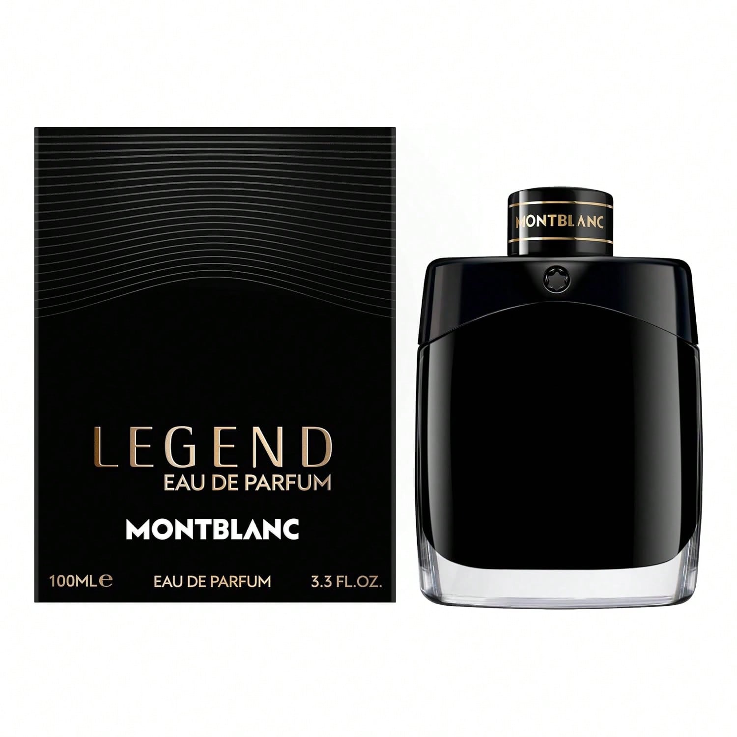Montblanc Legend Eau de Parfum - Fragancia para hombre - Fougère Aromática - Con notas de Bergamota, Jazmín y Musgo de Roble - 100ml 3.3floz