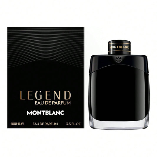 Montblanc Legend Eau de Parfum - Fragancia para hombre - Fougère Aromática - Con notas de Bergamota, Jazmín y Musgo de Roble - 100ml 3.3floz