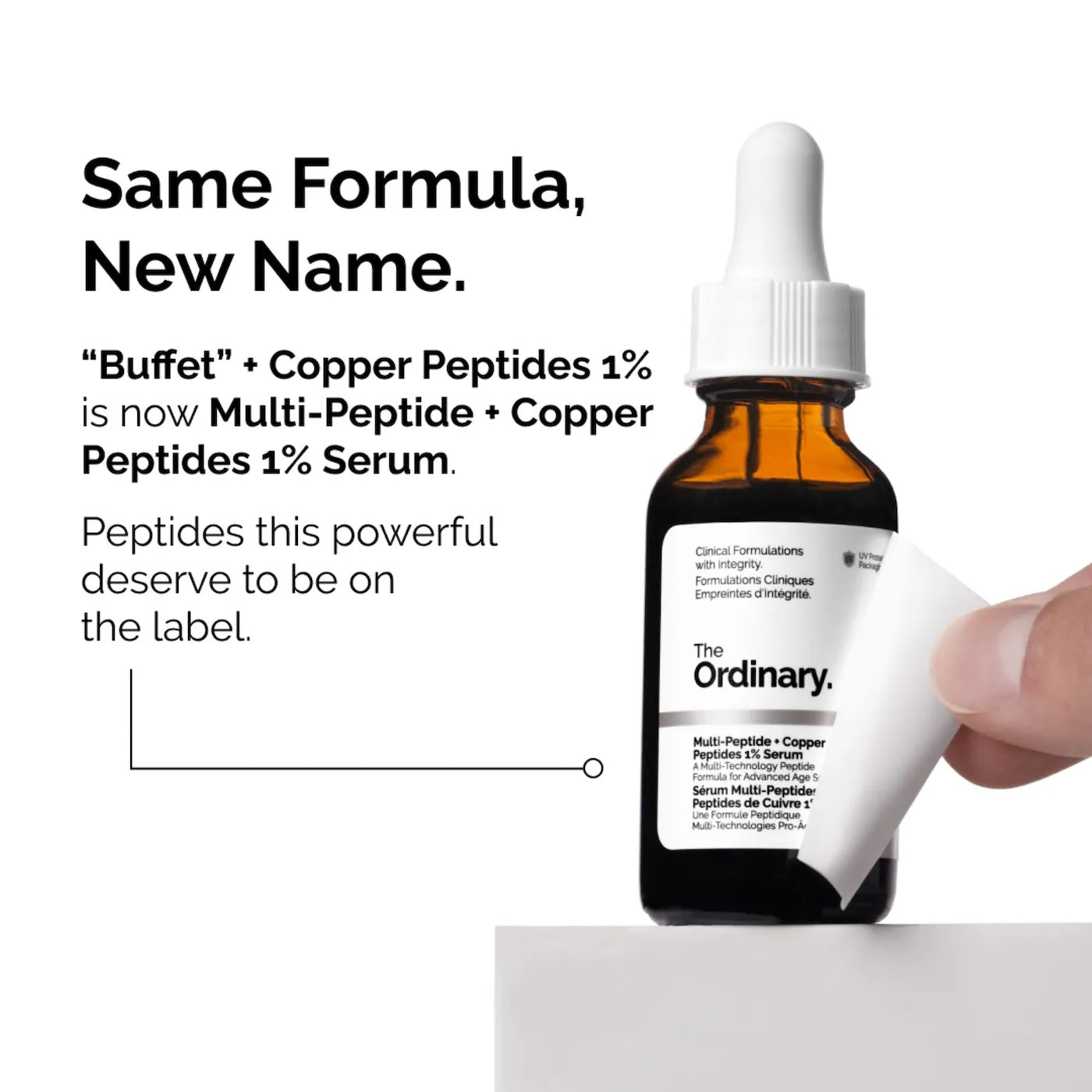 The ordinary Multi-péptidos + Péptidos de Cobre 1% Sérum - 30ml