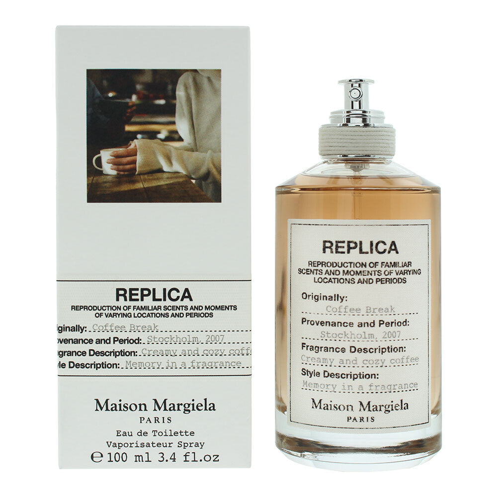 Maison Margiela 'REPLICA' Coffee Break Eau de Toilette with Coffee Accord & Milk Mousse Accord 100ml
