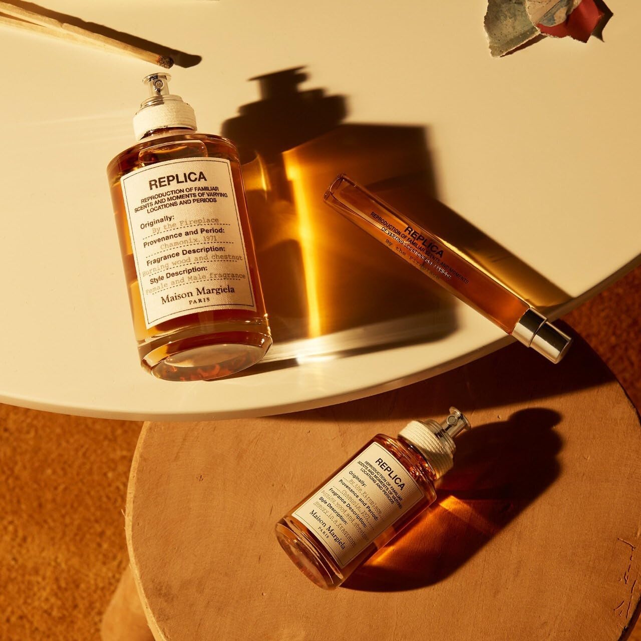 Maison Margiela ‘REPLICA' By the Fireplace Eau de Toilette with Chestnut, Vanilla, and Clove Oil100ml