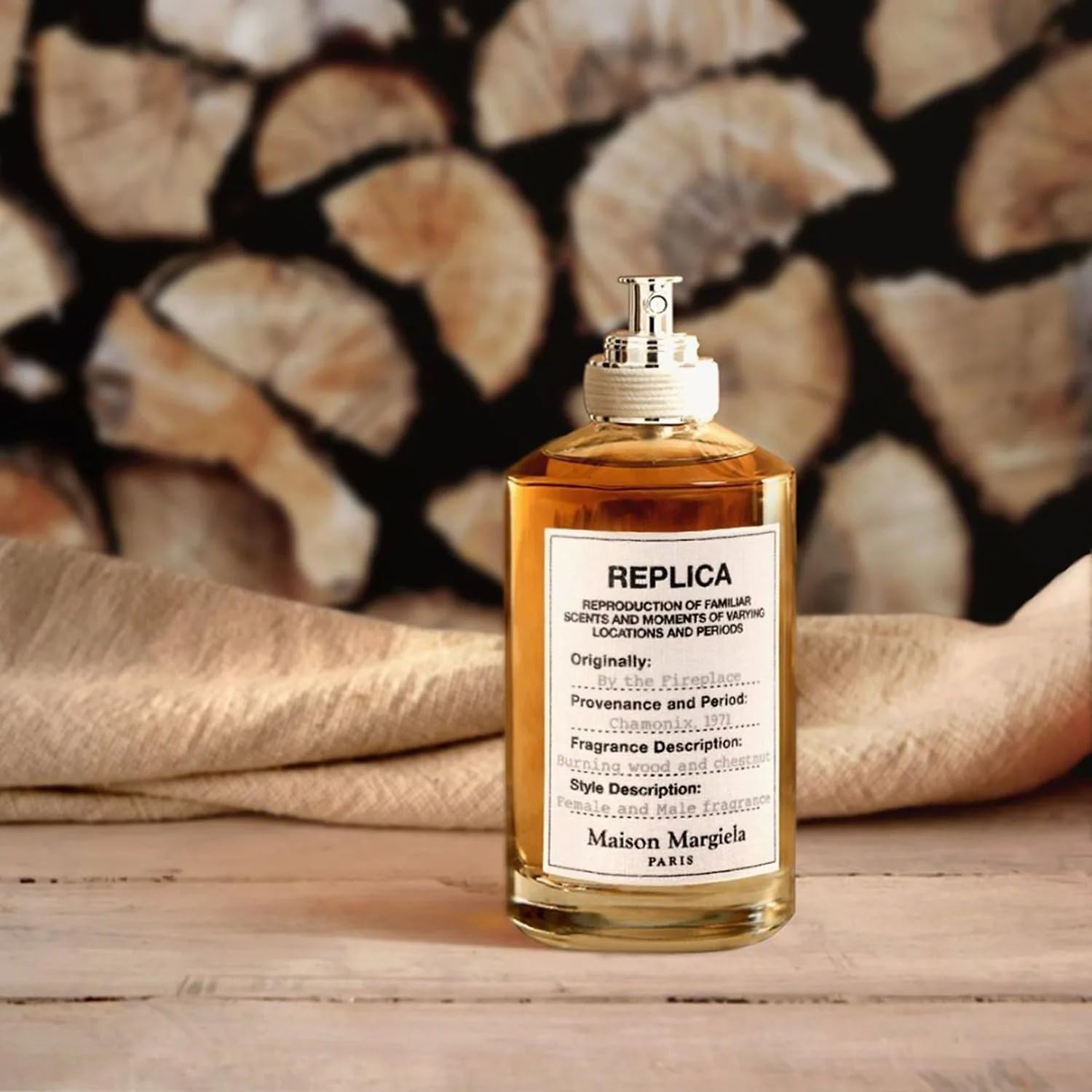 Maison Margiela ‘REPLICA' By the Fireplace Eau de Toilette with Chestnut, Vanilla, and Clove Oil100ml