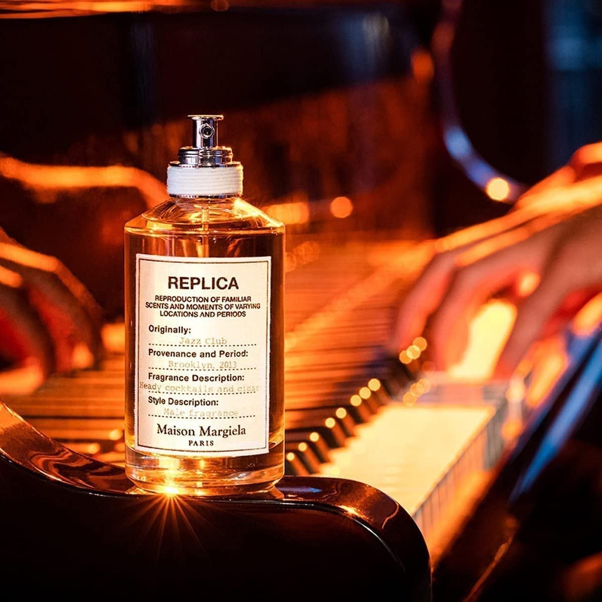 Maison Margiela 'REPLICA' Jazz Club Eau de Toilette with Tobacco Leaf, Pink Pepper, and Rum 100ml