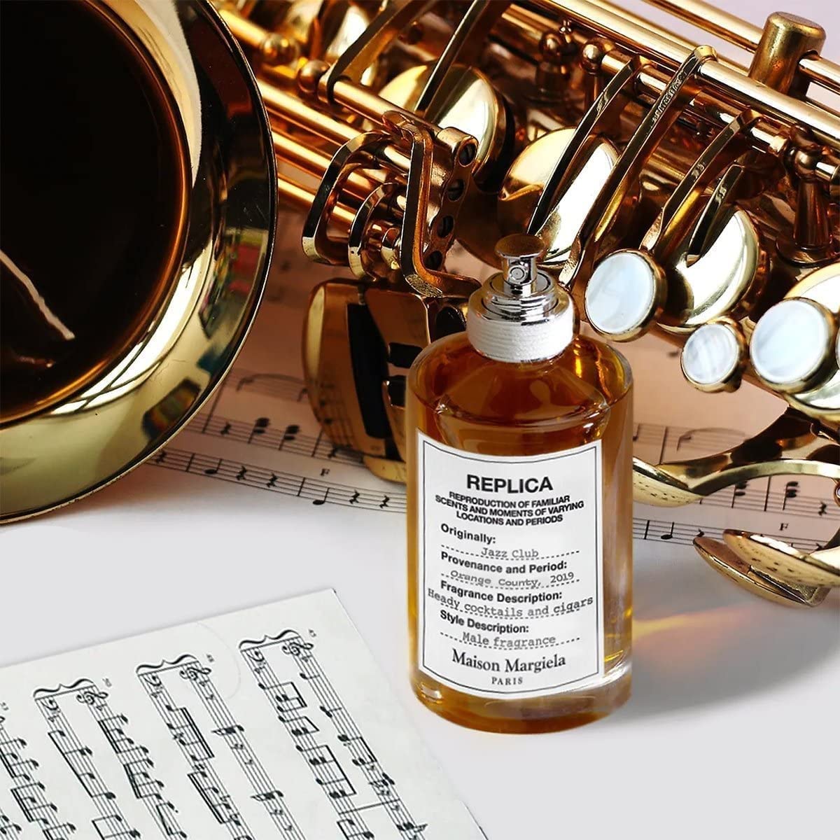 Maison Margiela 'REPLICA' Jazz Club Eau de Toilette with Tobacco Leaf, Pink Pepper, and Rum 100ml