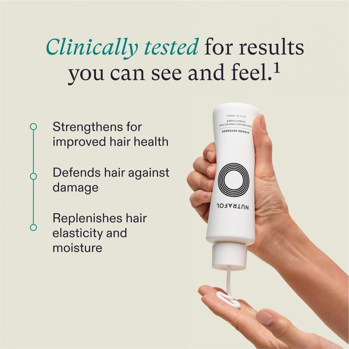 Acondicionador Fortalecedor Strand Defender de Nutrafol para Cabello Fino 240 ml