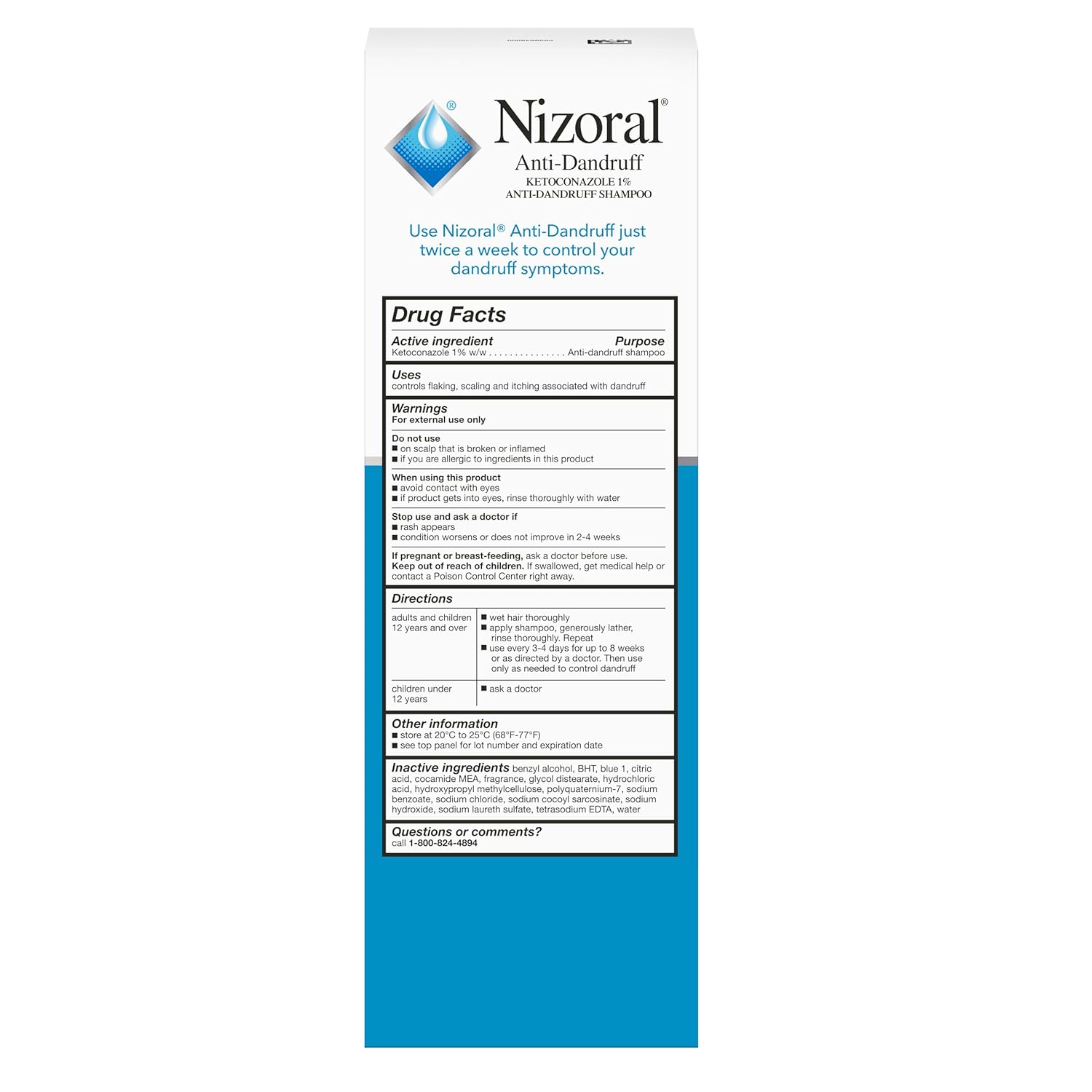 Nizoral Anti-Dandruff Shampoo Fresh Scent 400ml