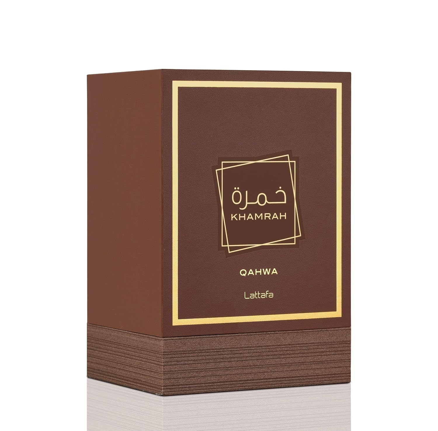 Lattafa Khamrah Qahwa Eau de Parfum Unisex - Fragancia de Larga Duración - Vainilla, Especiado Cálido, Canela, Dulce - 3.40 Onzas / 100 ml