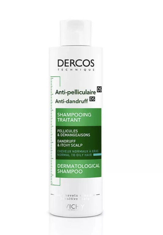DERCOS 200ml Anti-Dandruff Shampoo for Oily & Normal Hair